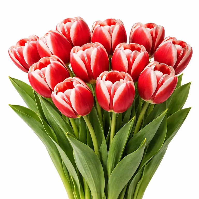 Фуддвор - Тюльпан красно-белый Таймлесс
